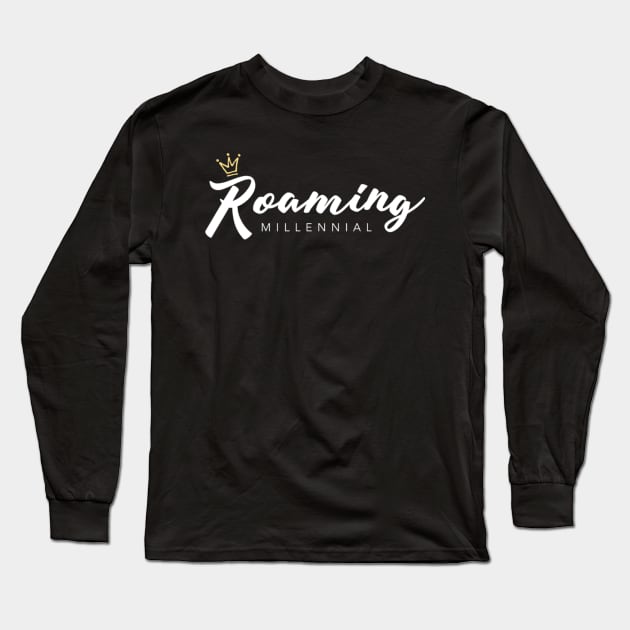 Roaming Millennial Logo Long Sleeve T-Shirt by Roaming Millennial